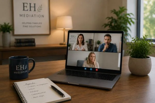 child access mediation Trafford online meeting.